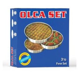 Olca set tepsija okrugla 3/1 inox Cene