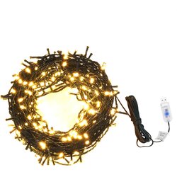 vidaXL svjetlosna traka s 400 led žarulja 40 m 8 efekata topla bijela Cijene