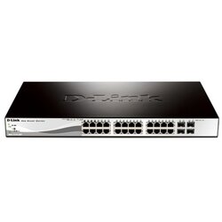 D-link Switch 24x1000Mbps (24xPOE) + 4xGigabit kombinirani SFP upravljani Rackes, DGS-1210-28P/E Cene