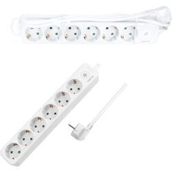 Logilink produžni kabl 6 mesta, prekidač, 1.5m, beli ( 4793 ) Cene