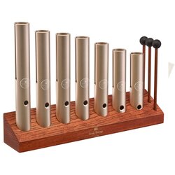 Meinl Sonic Energy 7-delni Wah-Wah Tube Chakra Set, 432 Hz, zlata barva - - Audio-Kondric Cene