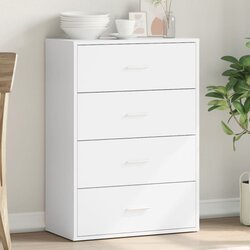 vidaXL Komoda bijela 60x31x84 cm od konstruiranog drva Cijene