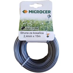 Microcer Struna za kosačice 2,4mmx15m duo core - kvadratni Cene