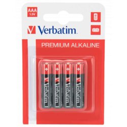Alkalne baterije AAA Verbatim, 4/1, 1.5V Cene