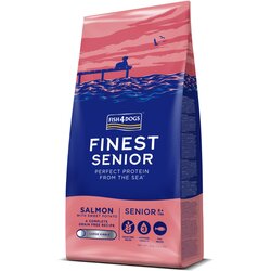Fish4Dogs Finest SENIOR Salmon & Sweet potato, large kibble - Losos i batat, veliko zrno, 6 kg Cene