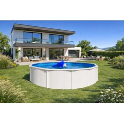 CF GROUP Bazenska folija okrogla, Ø 360 x 135 cm - modra - Debelina 0,8 mm / brez obrobe (prekrivno) Cene