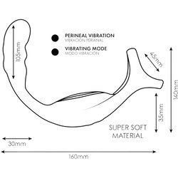 Addicted Toys analni vibrator s prstenom za penis i testise (crni) Cene