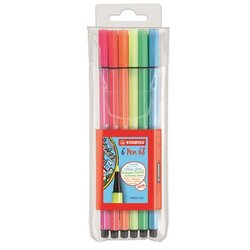 Stabilo Pen 68, komplet s 6 neon barvami Cene