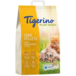 Tigerino rastlinski mačji pesek iz koruze - Sensitive, brez dišav - 7 l Cene