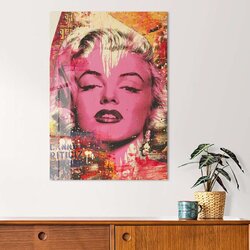 WALLXPERT Dekorativna slika na kaljenom staklu, 60x90cm, Šarena Cene