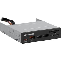 Chieftec sve-u-jednom čitač kartica s 4x USB 3.2 Gen1 TypeA/C QC3.0 3.5" panel Cene