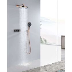  luksuzni termostatski podometni tuš sistem elite edition BCS1603 z zaslonom | premium linija Cene