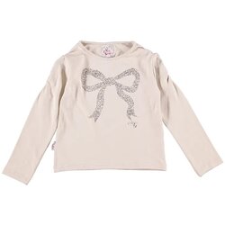 Miss Girly Majice z dolgimi rokavi T-shirt manches longues fille FLOYD Bež Cene