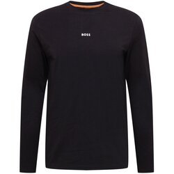 BOSS Orange Majica 'Chark' crna / bijela Cene