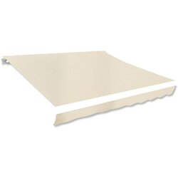 vidaXL Tenda iz platna 350x250 cm krem, (20610747) Cene