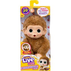 MOOSE ENTERPRISE Little Live Pets: Mini Maki Pepi Peach interaktivna kremna opica Cene