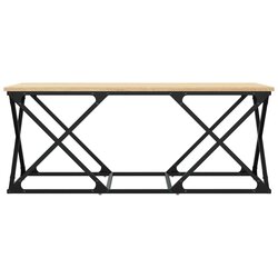 vidaXL Stolić za kavu boja hrasta 100 x 49 x 40 cm konstruirano drvo Cijene