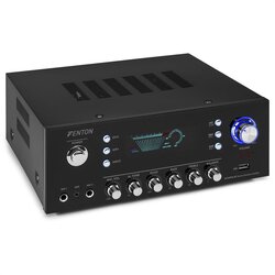 Fenton AV120FM, stereo HiFi ojačevalnik, 120 W RMS, (2 x 60 W na 8 Ohm), BT/USB/AUX Cene