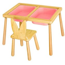 Hanah home Dječiji sto i stolica, roze Cijene