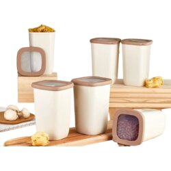 VIP AHMET SET POSUDA ZA ODLAGANJE KUMSAL 6X1200ML BEŽ Cene