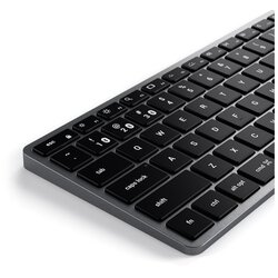 Satechi slim X1 bluetooth backlit wireless keyboard - us - space grey Cene
