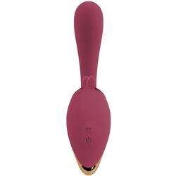 Javida 2 Function Vibrator Vibration & Licking Purple Cene