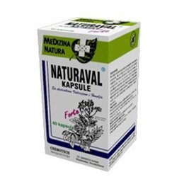 Medizina Natura naturaval forte, valerijana i hmelj, 40 kapsula Cene