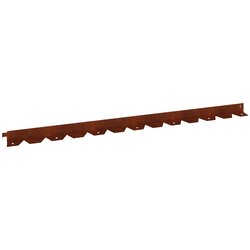 vidaXL Robovi trave 10 pcs 102 x 4 x 4 cm Jeklo Rjav, (5000301061) Cene