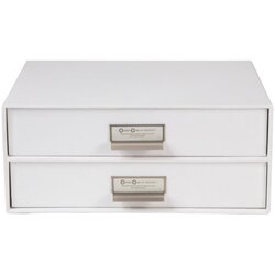 Bigso Box of Sweden Beli dvonadstropni predal za datoteke Bigso, 33 x 22,5 cm Cene