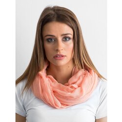 Fashion Hunters Peach shawl with rhinestones Cene