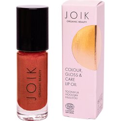 JOIK Organic Colour, Gloss & Care Lip Oil - 03 Rusty Shimmer Cene