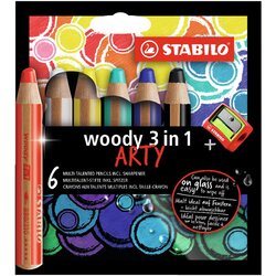 Stabilo drvene bojice woody arty 3u1/ set 1/6 Cene