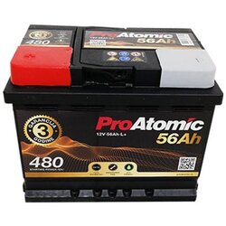 Proatomic akumulator 12V 56Ah 480A +L Cene