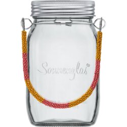 Sonnenglas Ročaj iz biserov ® - Solarna svetilka - Pink/Yellow Cene