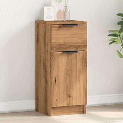 vidaXL Komoda Artisan hrast 30x30x70 cm izrađeno drvo Cijene