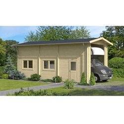 Male kuće CARAVAN GARAŽA 390 × 884 cm sa šindrom Cene
