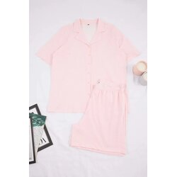Trendyol Ženski set pidžama Tbbaw26Ai00060, Roze Cene