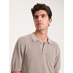 Reserved polo majica regular fit - svetlo siva Cene
