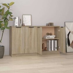  Komoda 2kom boja hrasta sonome 60x30x70cm od konstruiranog drva Cijene