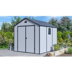 G21 vrtna hiša Boston 670 - 241 x 278 cm, plastika, svetlo siva Cene