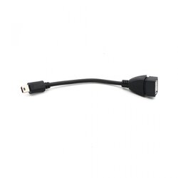  (87810) kabl USB mini (muški) na USB (ženski) 10 cm crni Cene