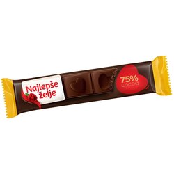 Stark najlepše želje crna čokolada, 75% kakao, 30g Cene