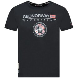 Geographical Norway Muška majica Jvick db 254, Crna Cene