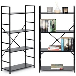 ModernHome LOFT polica za knjige, 4 razine Cene