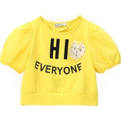 Original Marines majica DCP3123F_Giallo50 D rumena Cene