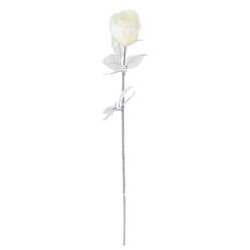 Ruža 69CM SREBRNO BIJELA PVC 77226 Cene
