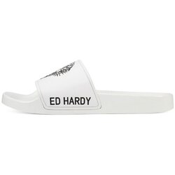 Ed Hardy Natikači - Sexy beast sliders white-black Bela Cene