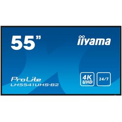 Iiyama LFD LH5541UHS-B2 55" Professional Digital Signage display with 4K UHD resolution and 24/7 operating time 500 cd/m² 1200: Cene