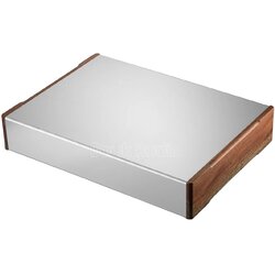 Oem Ohišje ojačevalnika, aluminijasta in lesena zasnova, 420mm x 305mm x 70mm, enostavna DIY sestava, združljivo z različnimi modeli ojačevalnikov, (5000149617) Cene