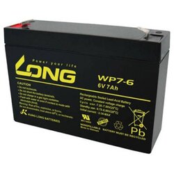 Kung Long WP7-6 WP7-6 svinčeni akumulator 6 V 7 Ah svinčevo-koprenast (ŠxVxG) 151 x 100 x 34mm ploščati vtič 4,8mm nizko samopraznjenje, brez vzdrževanja, (20438206) Cene